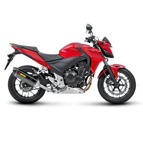 Akrapovic Honda CB500X 13-16 Slip-On Line hexagonal lydd�mper i carbon (EC godkendt)
