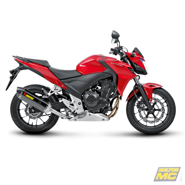 Akrapovic Honda CB500X 13-16 Slip-On Line hexagonal lydd�mper i carbon (EC godkendt)