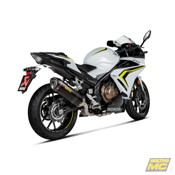 Akrapovic Honda CB500F 16-23 Slip-On Line hexagonal lyddmper i carbon (ECE godkendt)