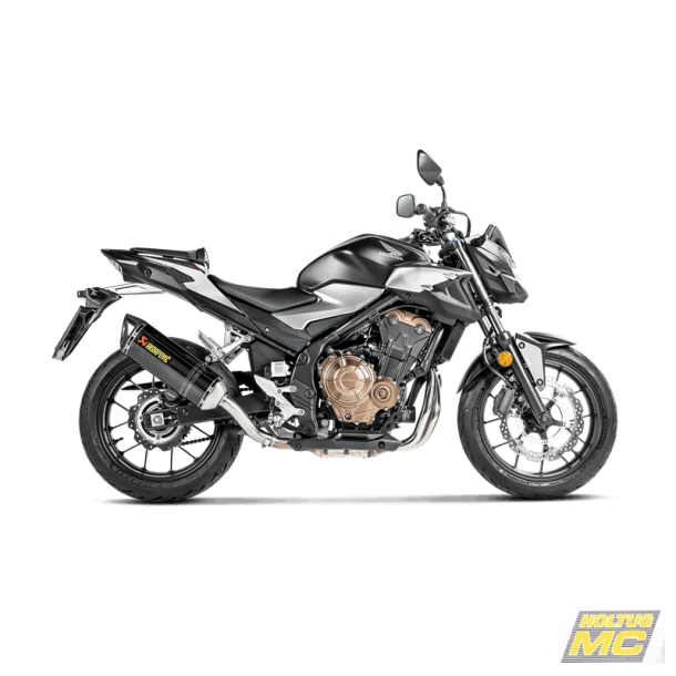 Akrapovic Honda CBR500R 16-23 Slip-On Line hexagonal lyddmper i carbon (ECE godkendt)