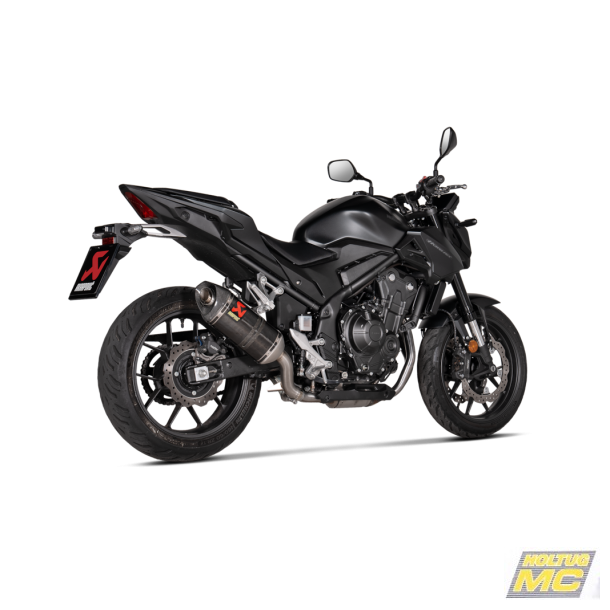 Akrapovic Honda CB500 Hornet 25-> Slip-On Line hexagonal lyddmper i carbon (ECE godkendt)