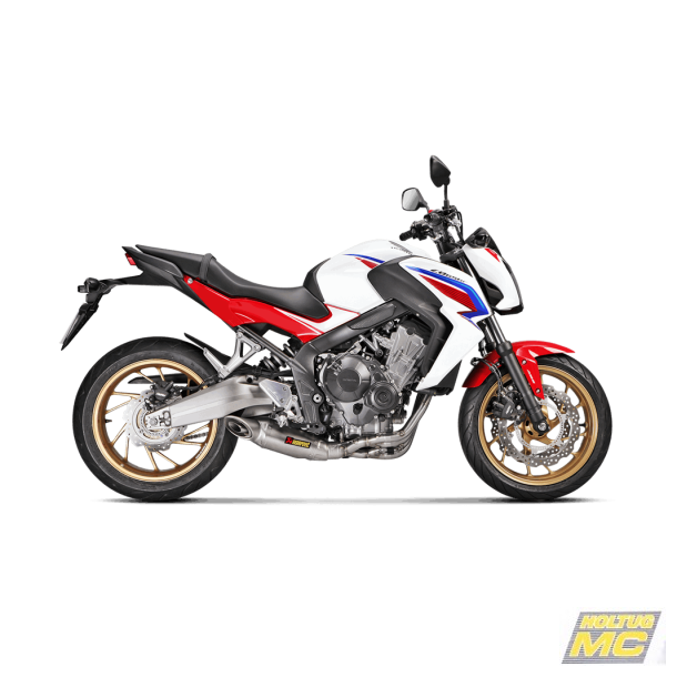 Akrapovic Honda CB650F 14-18 Racing Line 4/2/1 hexagonal  lyddæmper i titanium
