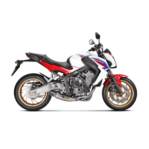 Akrapovic Honda CB650F 14-18 Racing Line 4/2/1 hexagonal  lyddmper i titanium (EC-godkendt)