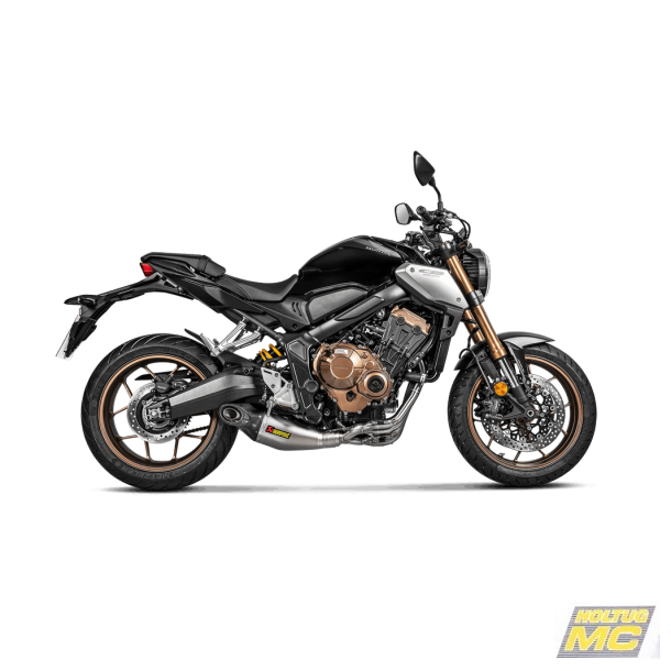 Akrapovic Honda CBR650R 14-20 Racing Line 4/2/1 hexagonal  lyddæmper i titanium (ECE-godkendt)