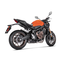 Akrapovic Honda CB650R 19-26 Racing Line 4/2/1 med underliggende lydd�mper i rustfrit st�l/carbon (ECE-godkendt)