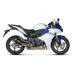 Akrapovic Honda CBR600F 07-15 Slip-On Line hexagonal lydd�mper i titanium (EC-godkendt)
