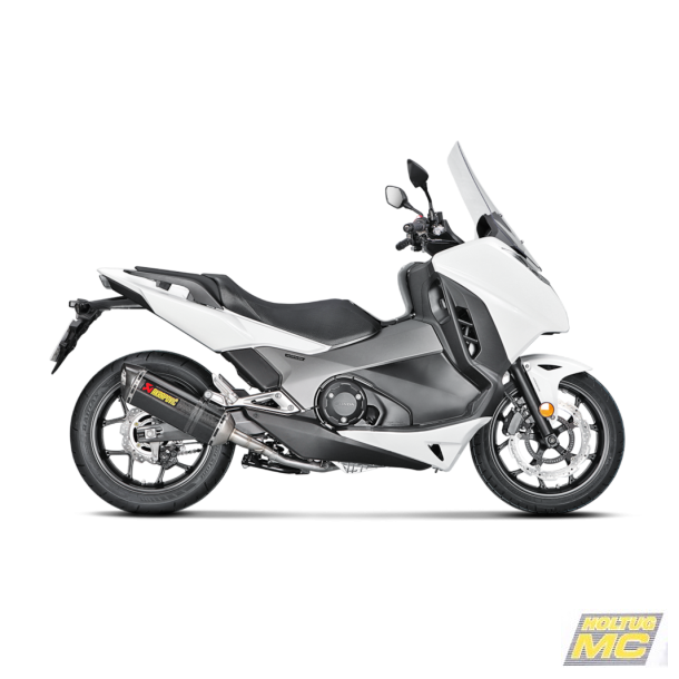 Akrapovic Honda Integra 750 12-20 Slip-On Line hexagonal  lydd�mper i carbon (ECE godkendt)