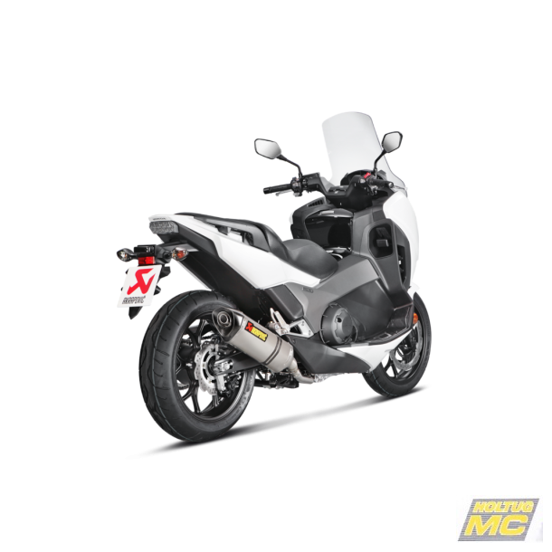 Akrapovic Honda Integra 750 12-20 Slip-On Line hexagonal  lydd�mper i titanium (ECE godkendt)