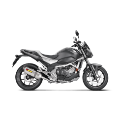 Akrapovic Honda NC700S 12-14 Slip-On Line hexagonal lyddmper i titanium (ECE godkendt)