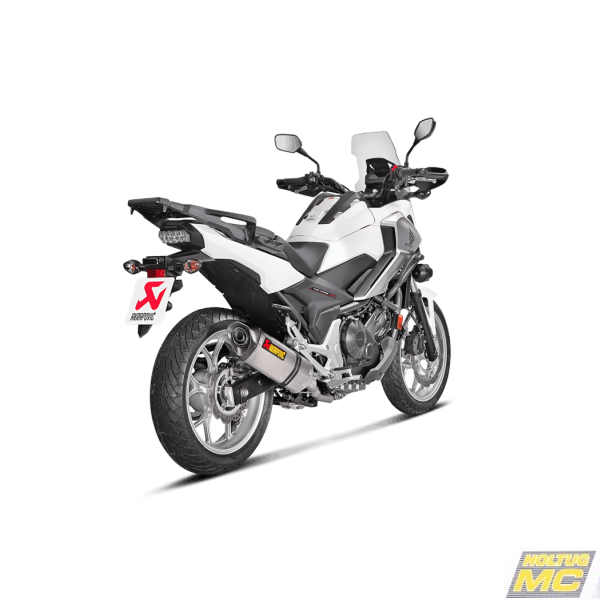 Akrapovic Honda NC700X 12-14 Slip-On Line hexagonal  lyddæmper i titanium (ECE godkendt)