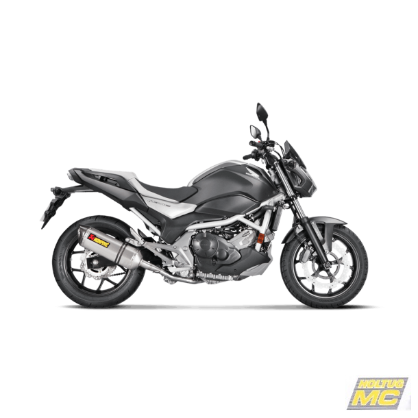 Akrapovic Honda NC750S 14-20 Slip-On Line hexagonal  lyddmper i titanium (ECE godkendt)