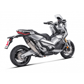 Akrapovic Honda X-ADV 750 17-23 Slip-On Line hexagonal lyddmper i titanium (ECE godkendt)