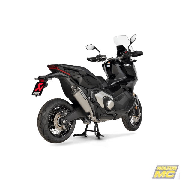 Akrapovic Honda X-ADV 750 24-> Slip-On Line hexagonal lyddmper i titanium (ECE godkendt)