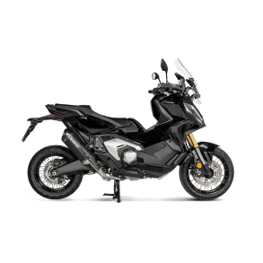 Akrapovic Honda X-ADV 750 24-> Slip-On Line hexagonal lyddmper i titanium/sort (ECE godkendt)