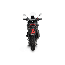 Akrapovic Honda X-ADV 750 24-> Slip-On Line hexagonal lyddmper i titanium/sort (ECE godkendt)
