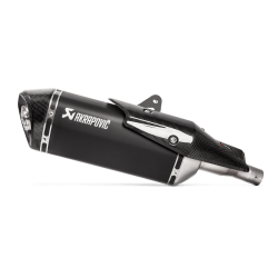 Akrapovic Honda X-ADV 750 24-> Slip-On Line hexagonal lyddmper i titanium/sort (ECE godkendt)