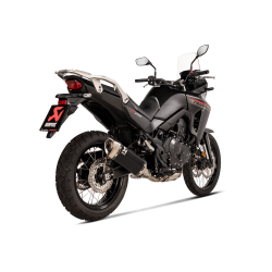 Akrapovic Honda XL750 Transalp 23-> Slip-On Line hexagonal lyddmper i titanium/sort (ECE godkendt)