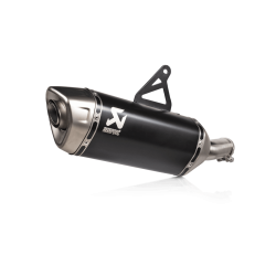Akrapovic Honda XL750 Transalp 23-> Slip-On Line hexagonal lyddmper i titanium/sort (ECE godkendt)