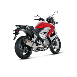 Akrapovic Honda VFR800X Crossrunner 11-14 Slip-On Line hexagonal lydd�mper i titanium(EC godkendt)
