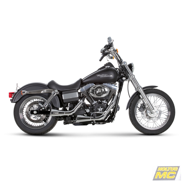 Akrapovic Harley-Davidson Dyna FXDB Street Bob 2006-15 Open Line i forkromet