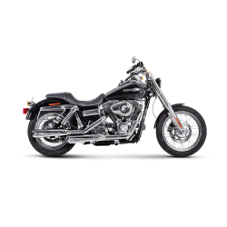 Akrapovic Harley-Davidson Dyna FXDB Street Bob 2006-16 Slip-On Line (Chrome)