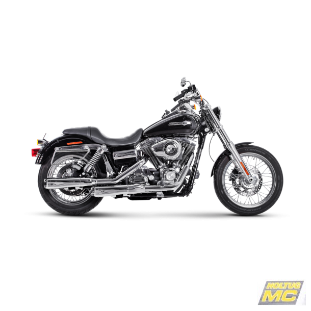 Akrapovic Harley-Davidson Dyna FXDB Street Bob 2006-16 Slip-On Line (Chrome)