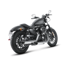 Akrapovic Harley-Davidson Sportster XL 1200N Nightster 2007-12 Slip-On Line i forkrom (EC-godkendt)