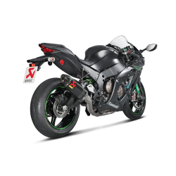 Akrapovic Kawasaki ZX-10R 16-20 Evolution Line 4/2/1 titanium forr�r, hexagonal lydd�mper i carbon 