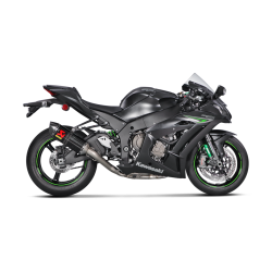 Akrapovic Kawasaki ZX-10R 16-20 Evolution Line 4/2/1 titanium forr�r, hexagonal lydd�mper i carbon 