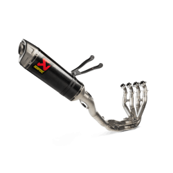 Akrapovic Kawasaki ZX-10R 21-> Evolution Line 4/2/1 titanium forrr, hexagonal lyddmper i carbon