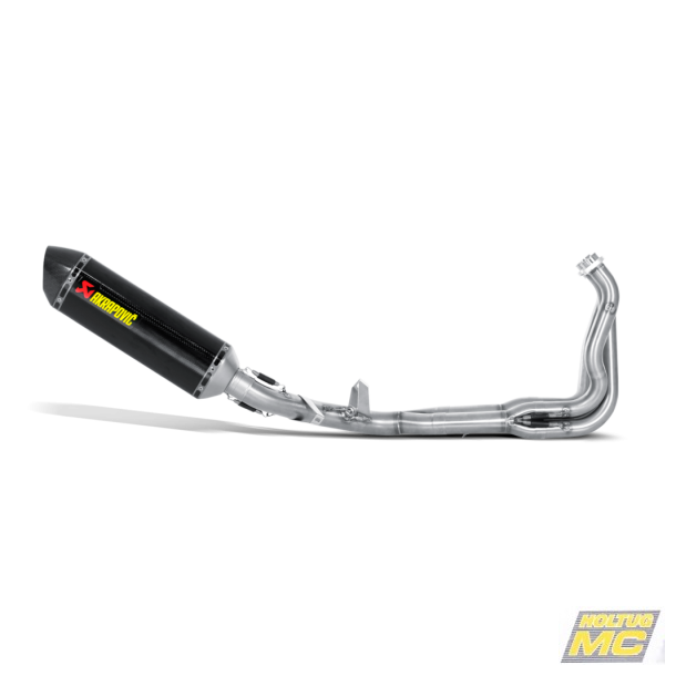 Akrapovic Kawasaki Z1000 14-20 Racing Line 4/2/1 med hexagonal lydd�mper i carbon