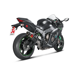 Akrapovic Kawasaki ZX-10R 16-20 Racing Line 4/2/1 rustfri forr�r og hexagonal lydd�mper i carbon 