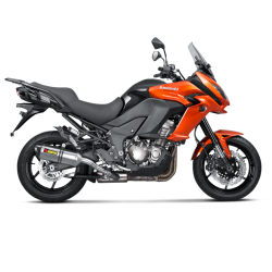 Akrapovic Kawasaki Versys 1000 12-18 Slip-On Line hexagonal lydd�mper i titanium (ECE godkendt)