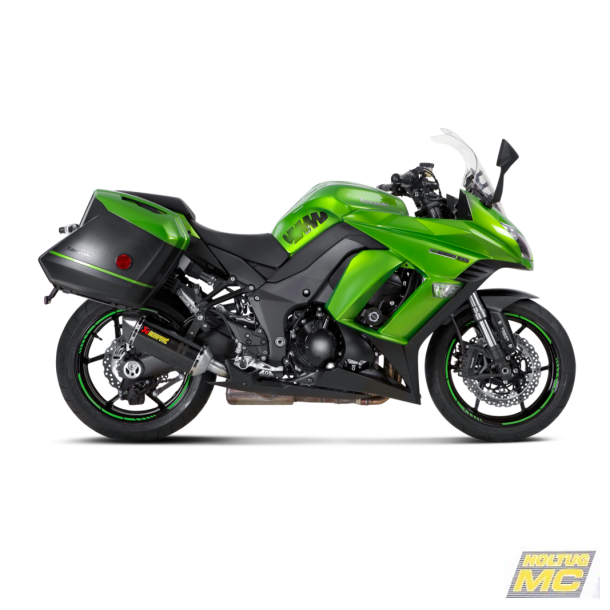 Akrapovic Kawasaki Z1000SX 14-20 Slip-On Line hexagonale lydd�mpere i carbon (ECE godkendt)