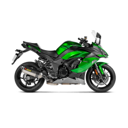 Akrapovic Kawasaki Ninja 1000SX 20-24 Slip-On Line hexagonal lyddmper i titanium (ECE godkendt)