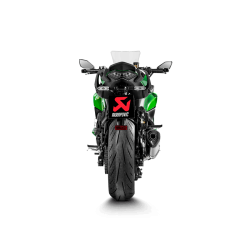 Akrapovic Kawasaki Ninja 1000SX 20-24 Slip-On Line hexagonal lyddmper i titanium (ECE godkendt)