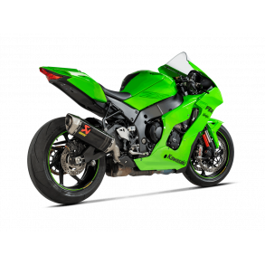 Akrapovic Kawasaki ZX-10R 21-> Slip-on Line, hexagonal lyddmper i carbon (ECE godkendt)
