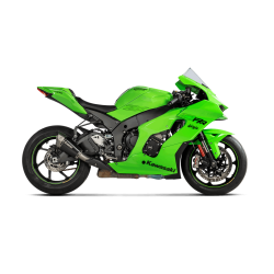 Akrapovic Kawasaki ZX-10R 21-> Slip-on Line, hexagonal lyddmper i titanium/sort