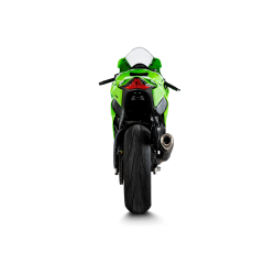 Akrapovic Kawasaki ZX-10R 21-> Slip-on Line, hexagonal lyddmper i titanium/sort