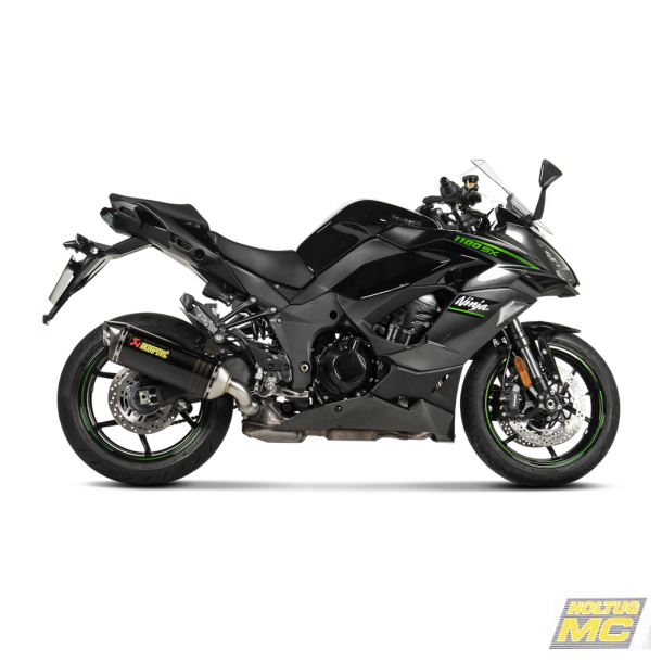 Akrapovic Kawasaki Ninja 1100SX 25-> Slip-On Line hexagonal lyddmper i carbon (ECE godkendt)