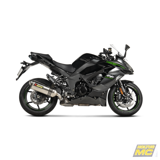 Akrapovic Kawasaki Ninja 1100SX 25-> Slip-On Line hexagonal lyddmper i titanium (ECE godkendt)