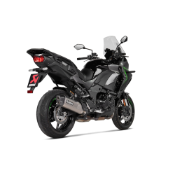 Akrapovic Kawasaki Versys 1100 25-> Slip-On Line hexagonal lyddmper i titanium (ECE godkendt)