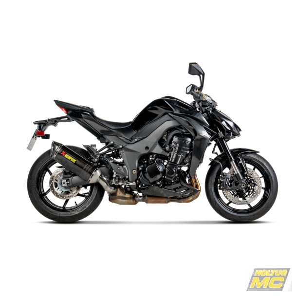 Akrapovic Kawasaki Z1100 26-> Slip-On Line med hexagonal lydd�mper i carbon (ECE godkendt)