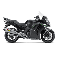 Akrapovic Kawasaki GTR1400 08-17 Slip-On Line hexagonal lyddmper i titanium (ECE godkendt)