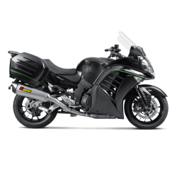 Akrapovic Kawasaki GTR1400 08-17 Slip-On Line hexagonal lyddmper i titanium (ECE godkendt)
