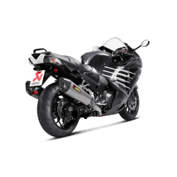 Akrapovic Kawasaki ZZR1400 12-20 Slip-On Line hexagonale lyddmpere i titanium (ECE godkendt)