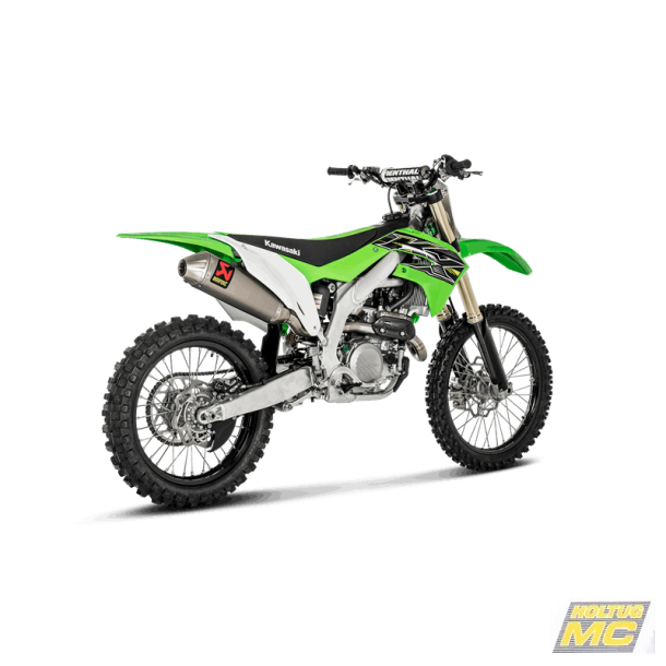 Akrapovic Kawasaki KX450F 19-23 Evolution Line 1/1 hexagonal lyddmper og forrr i titanium