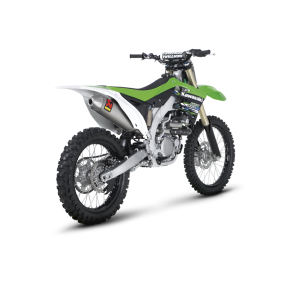 Akrapovic Kawasaki KX450F 09-15 Racing Line 1/1 hexagonal lydd�mper i titanium forr�r i rustfri