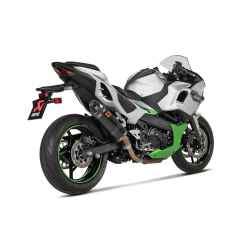 Akrapovic Kawasaki Ninja7 / Z7 Hybrid 24- Slip-on Line hexagonal lyddmper i carbon