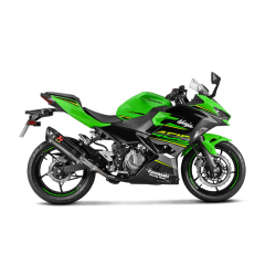Akrapovic Kawasaki Ninja 400 18-> Slip-on Line hexagonal lyddmper i carbon